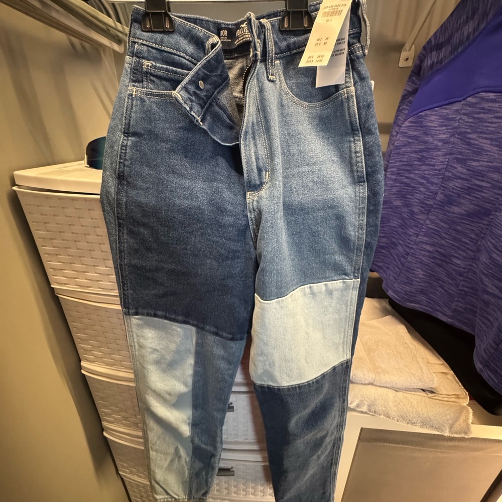 Hollister Blue Mom Jeans Classic Denim Style